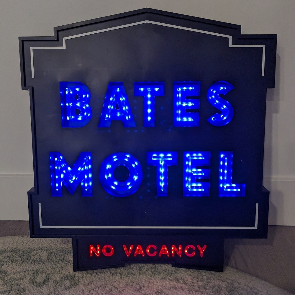 Sold on Insta *Bates Motel Neon Sign*